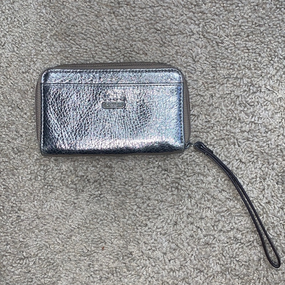 Coach metallic wallet